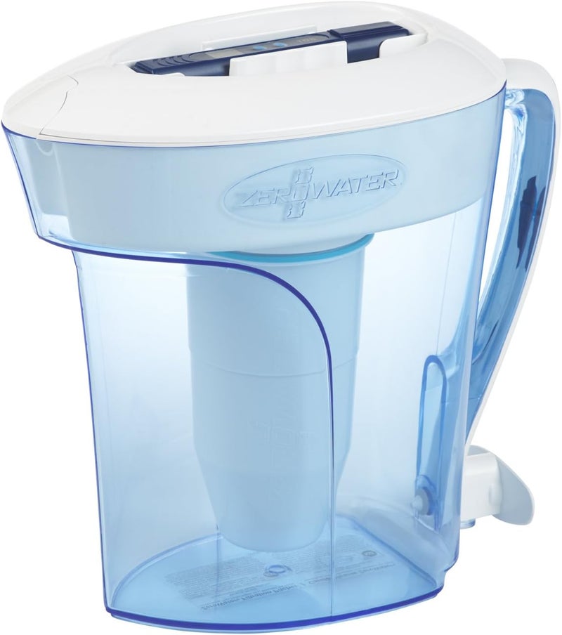 ZeroWater 10-Cup Ready-Pour 5-Stage Water Filter Pitcher 0 TDS for Improved Tap Water Taste - IAPMO Certified to Reduce Lead, Chromium, and PFOA/PFOS - Image 1